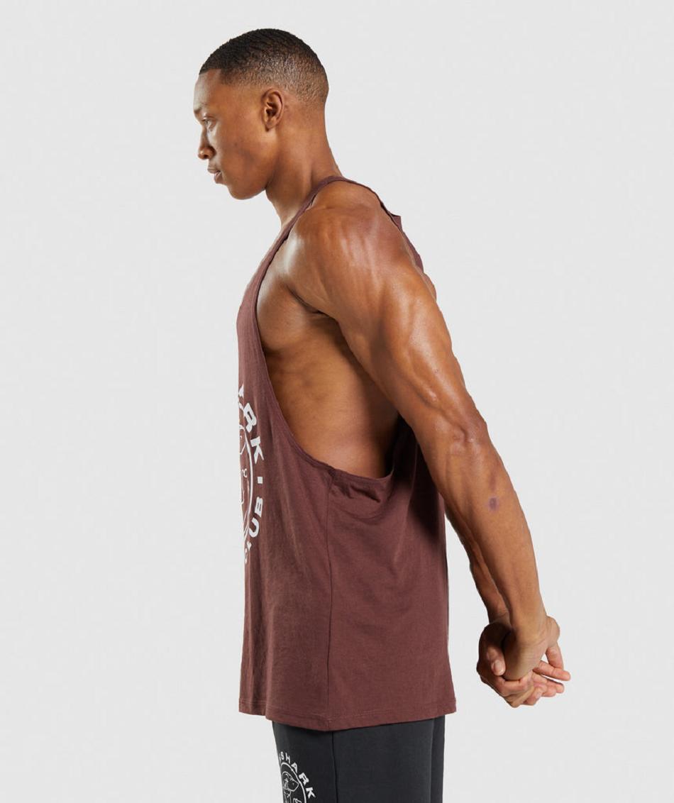 Gymshark Legacy Muške Stringers Roze Smeđe | HR 2565YXF